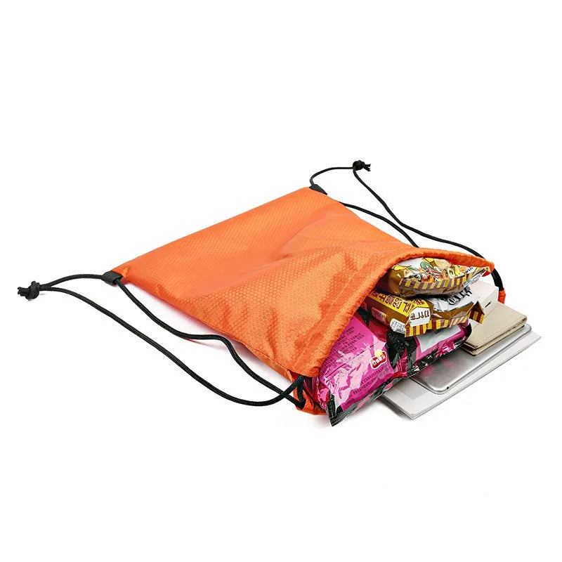 1pcs Waterproof Outdoor Sports Backpack Drawstring Bag for Marathon Events Double Shoulder Football and Basketball Bag Oasis Select