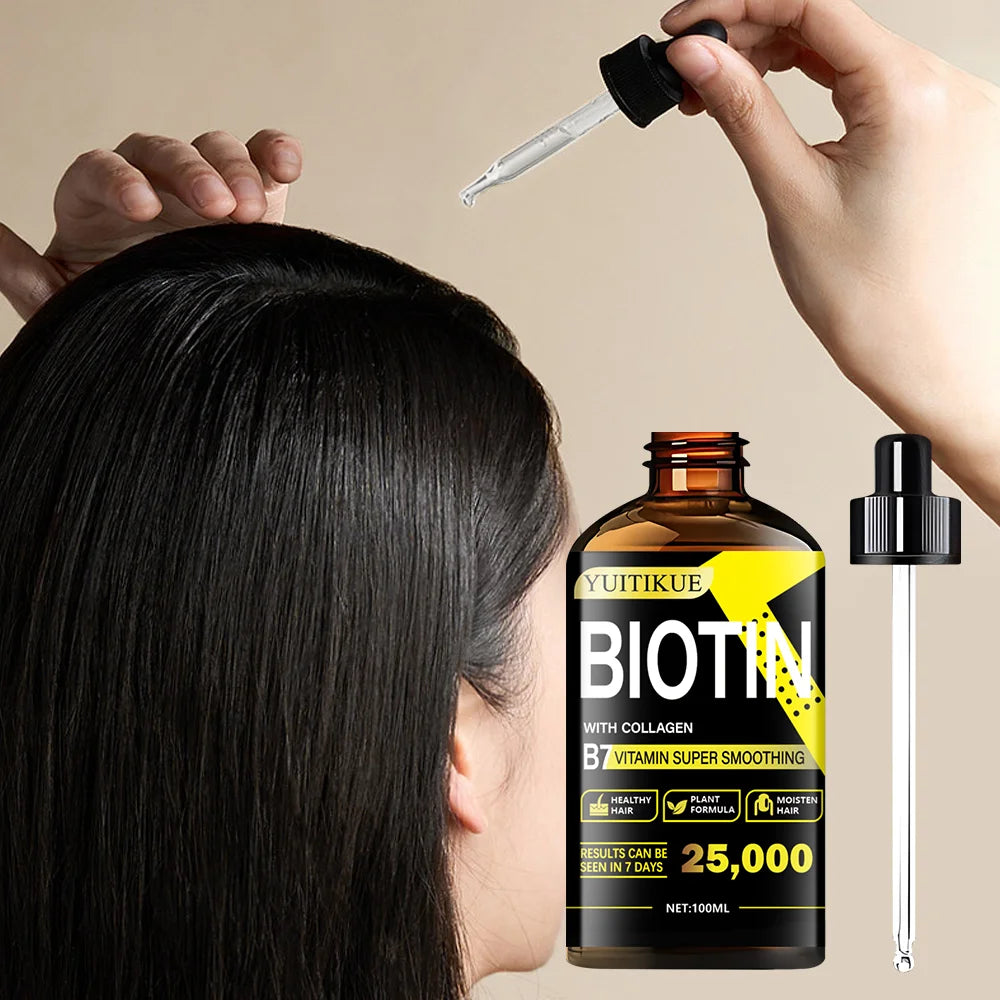 YUITIKUE Biotin Hair Oil – Collagen & Vitamin B7, 100g