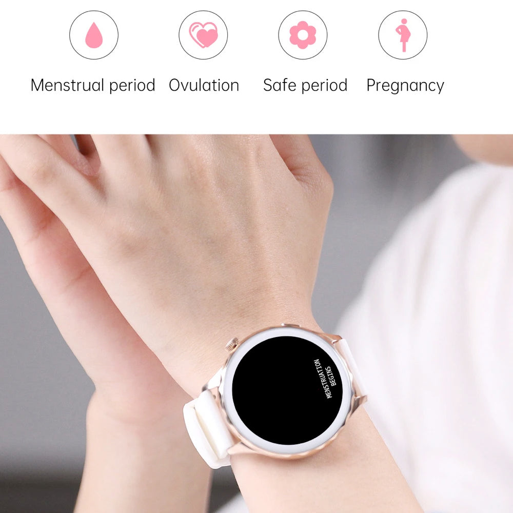 1.32" Smart Watch Women Blue Tooth Call Smartwatch 2023 Original Lady Watches Sports Fitness Heart Rate Waterproof Bracelet Oasis Select