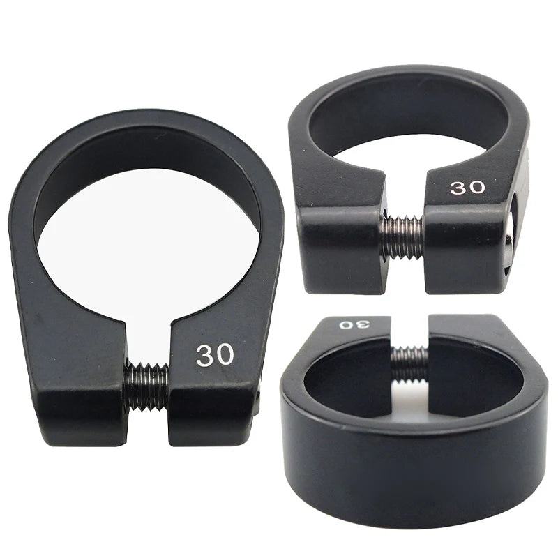 1 Pc Sturdy Aluminum Alloy Non Slip MTB Mountain Road Bike Seatpost Pipe Clamp Replacement Bicycle Accessories Oasis Select