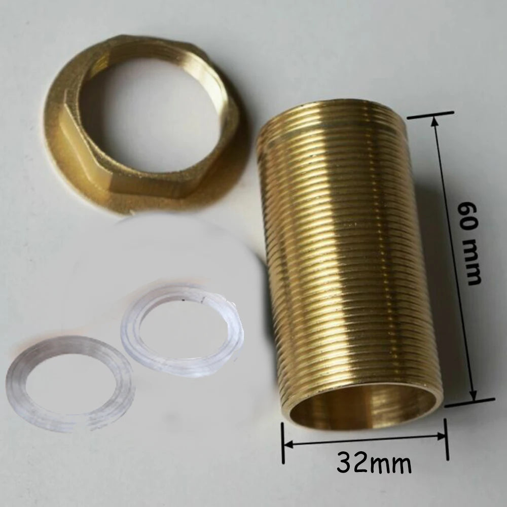 Kitchen Basin Mixer Tap Repair Fitting Kit Threaded Brass Tube Nut Install Parts Nut Is About 32mm Oasis Select