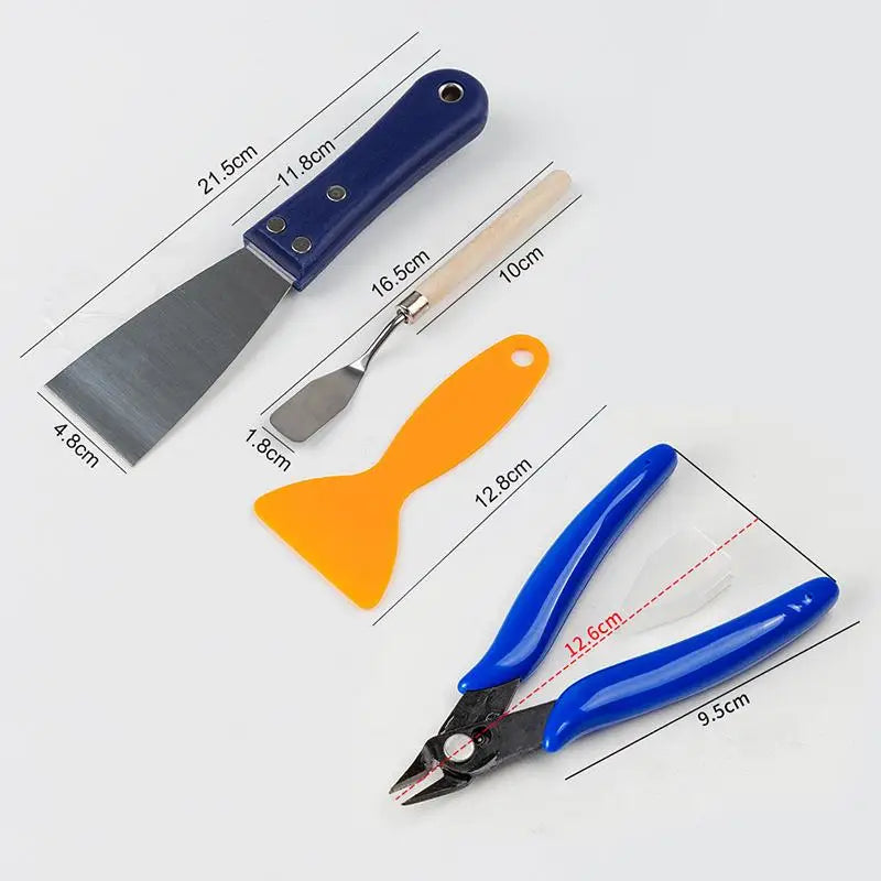 1 Set 3D Printer Tools Kit,3D Printer Accessories For All FDM/SLA Printers Includes Nozzle Cleaning Tools, Removal Scrapers Oasis Select