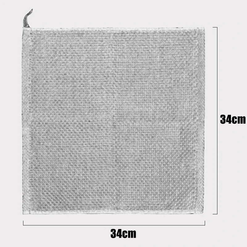 6PCS No Trace Honeycomb Absorbent Dish Tableware Kitchen Rag Towel Glass Cleaning Cleaning Tool Towel Oasis Select