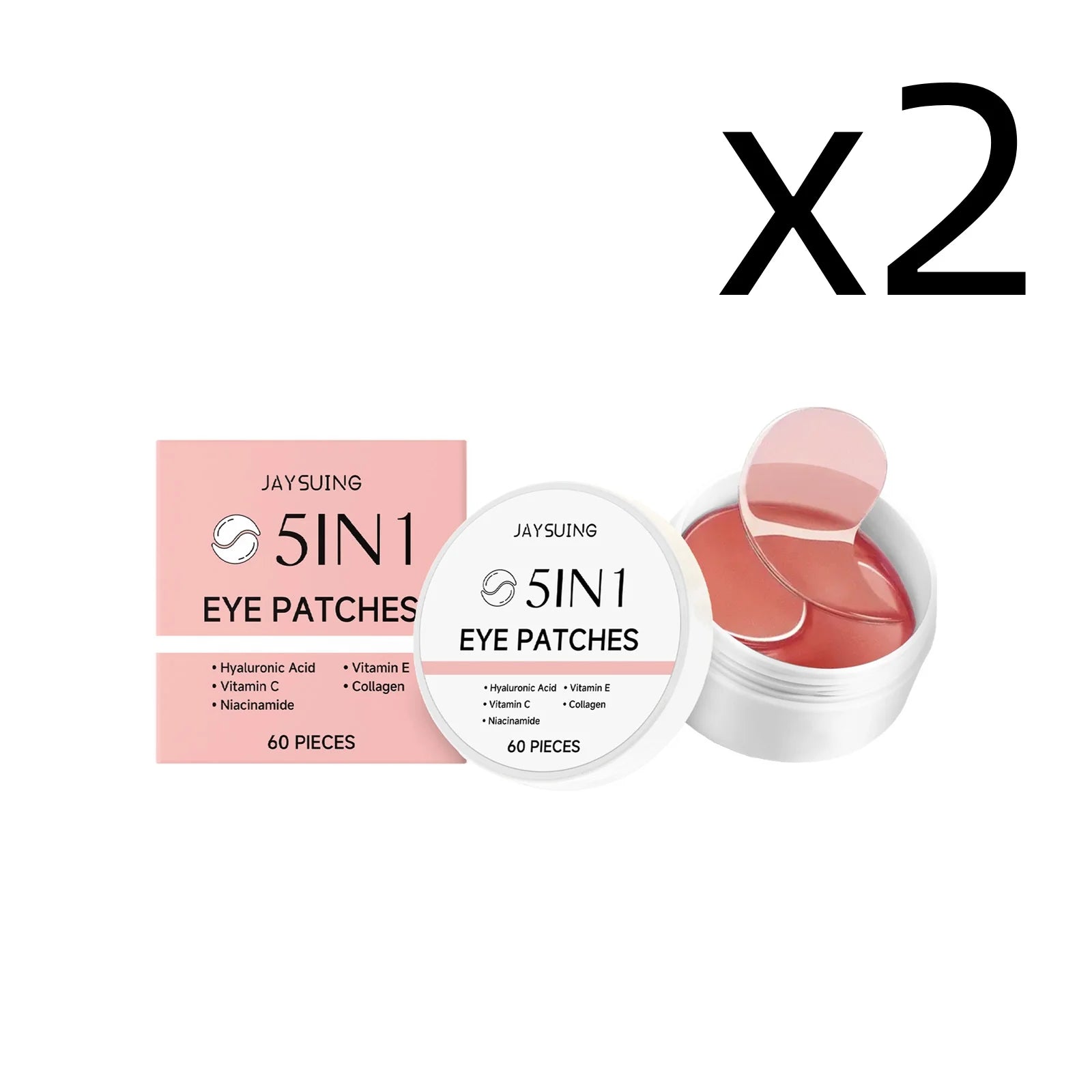 Collagen Eye Mask Deep Brighten Moisturizing Reduce Melanin Dilute Fine Lines Increase Skin Elasticity Hyaluronic Acid Eye Patch Oasis Select 2x60 PCS