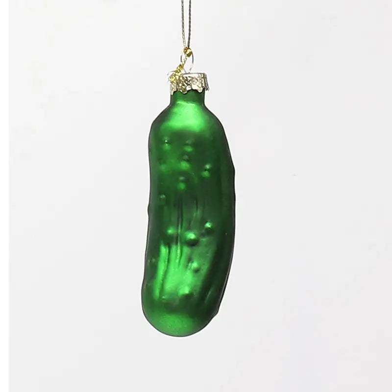 1Pcs Christmas Tree Hanging Ornament Glass Cucumber Pendant Creative Pickled Cucumber Christmas Tree Decor Pendant Oasis Select A5