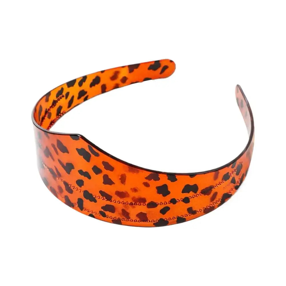Wide Headband for Women Leopard Print Non-slip Hair Hoop Minimalist Fashion Headwear Daily Styling Hair Accessories Oasis Select C