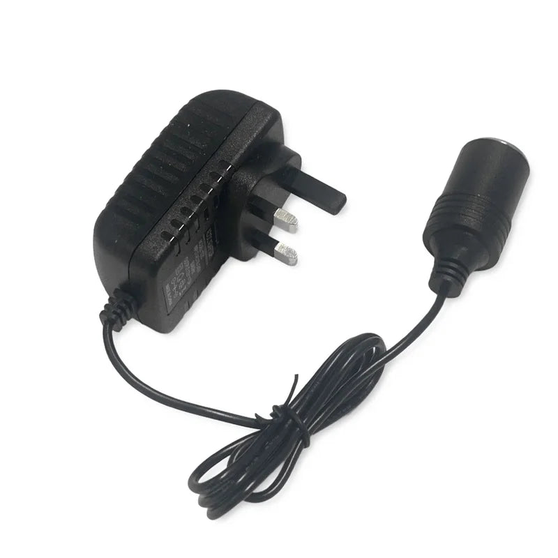  220V AC to 12V DC Car Charger Transformer EU US AU UK Plug Portable Car Cigarette Lighter Socket Adapter Converter Parts Oasis Select