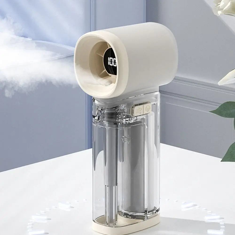 Portable Cooling Spray Fan Durable Water Cooling Mini Cooling Fans Lightweight Low Noise Handheld Misting Fan Oasis Select