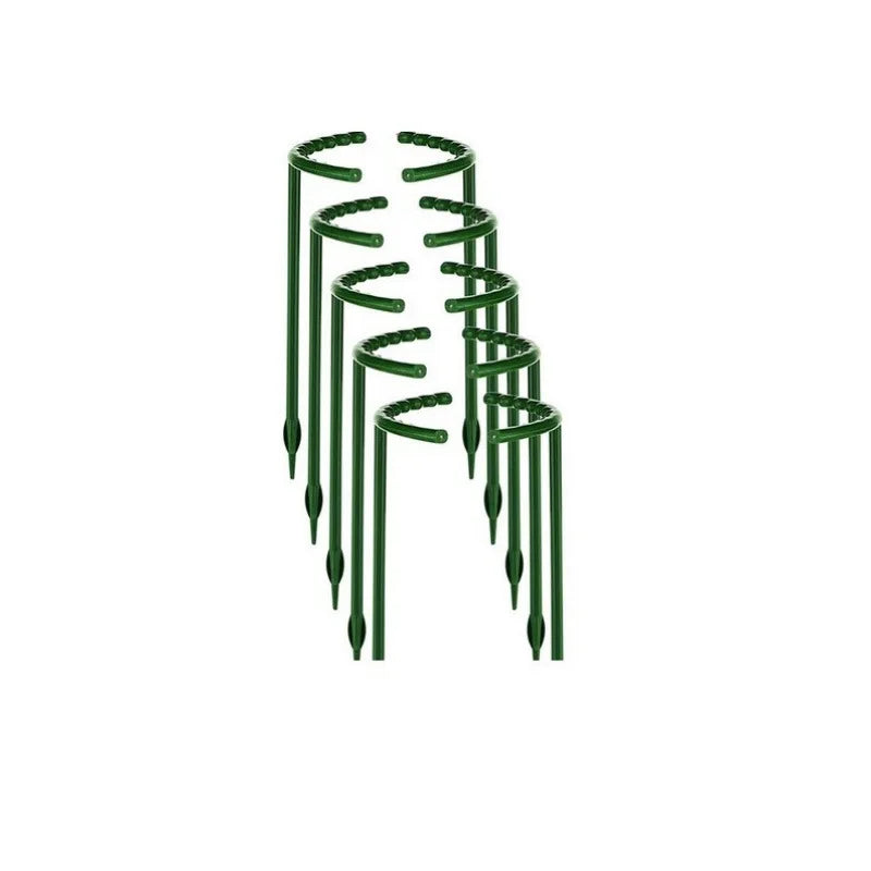 Semi Circular Plant Support RingTomato Pepper Greenhouse Gardening Sturdy Plastic Plant Stake Holder Vegetable Flower Growth Aid Oasis Select