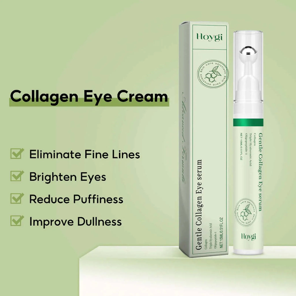 Collagen Eye Serum Cream Anti Dark Circles Eye Bags Eyes Puffy Repair Brightening Tighten Lifting Moisturizing Under Eye Roller Oasis Select