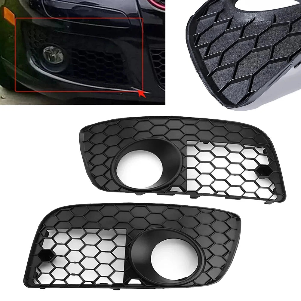 Car Grill Trim Cover Fog Light Grill Cover Car Maintenance Factory Specifications High Reliability High Universality Fitment Oasis Select