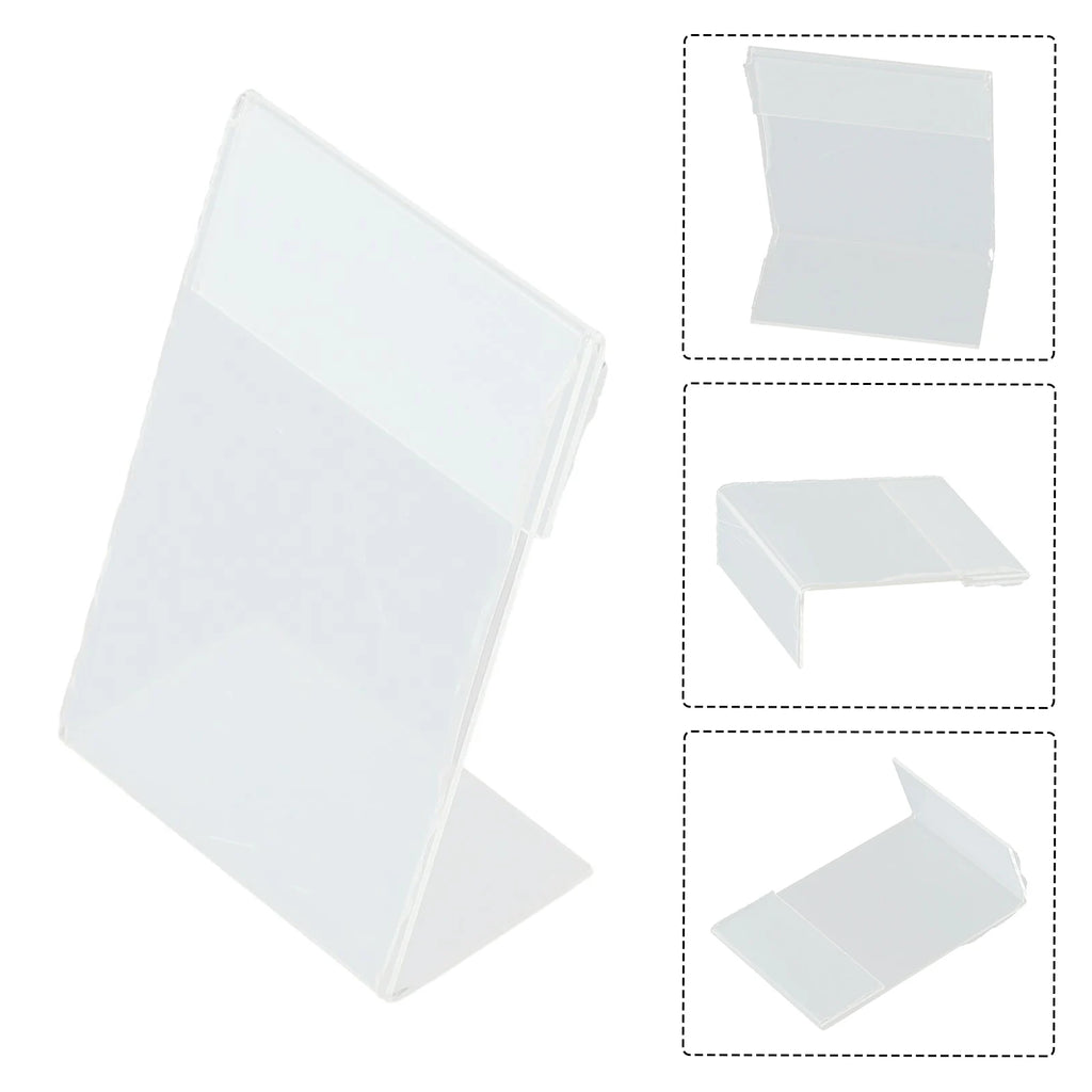 Practical High Quality Display Stand Fix Picture Hard Board Tickets Transparent 1pc Business Cards Display Photos Oasis Select