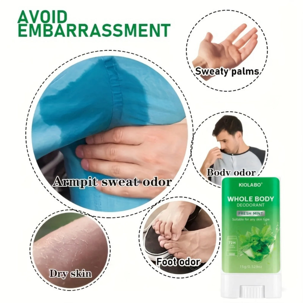 72 hour long-lasting deodorizing, 15g deodorizing and antiperspirant cream, keeps you fresh and dry all day long Oasis Select