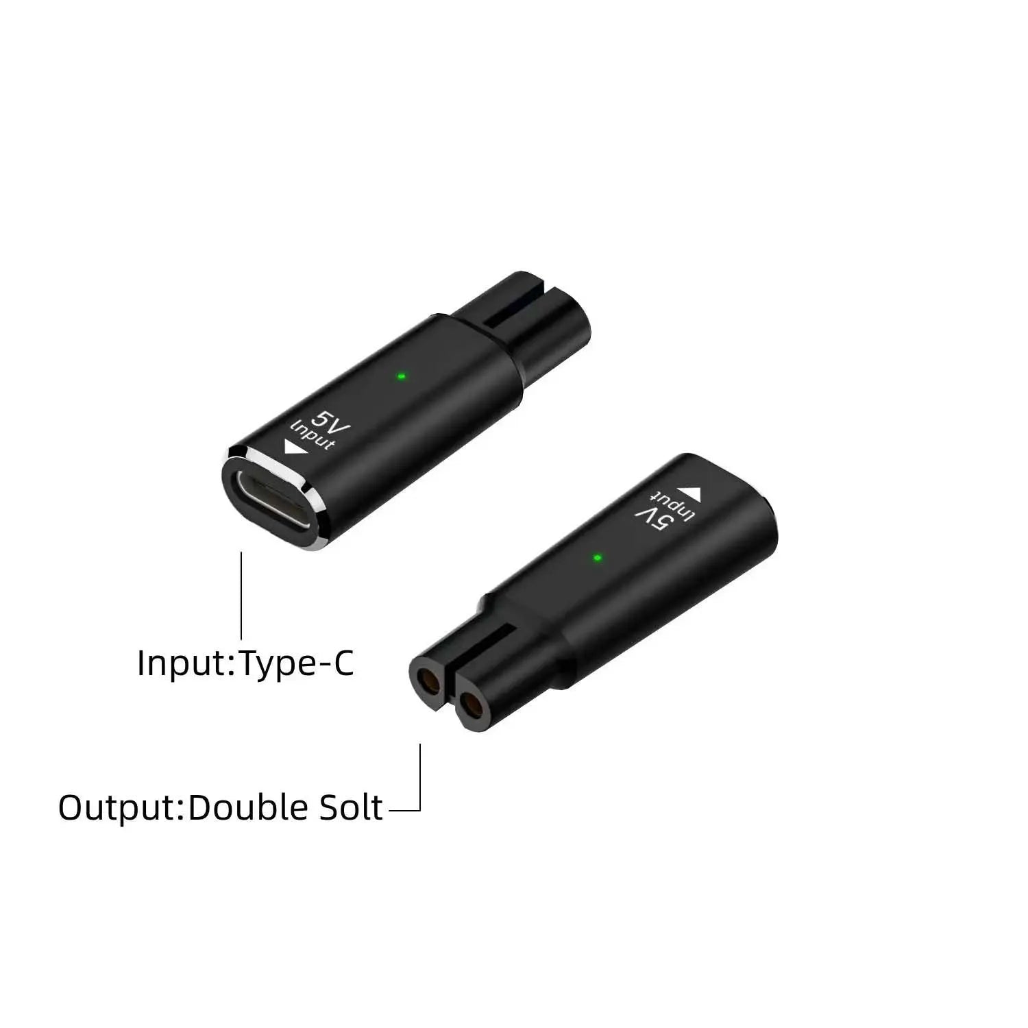 USB-C Adapter for Philips OneBlade QP2724 QP2834 – Fast Charge Shaver Charging Adapter Oasis Select black