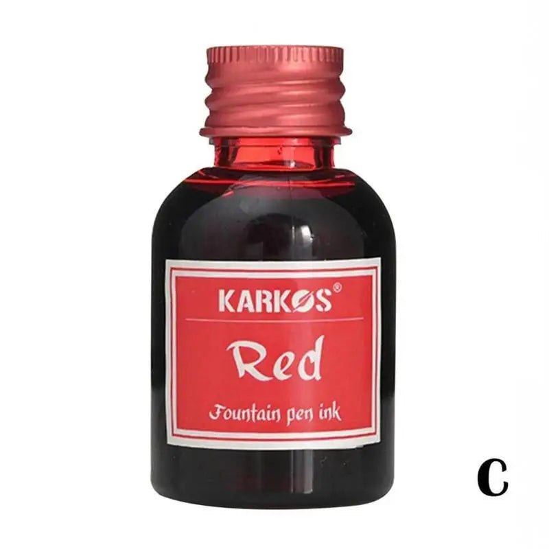 30ml Fountain Pen Ink – Non-Clogging, Water-Soluble, 10 Colors