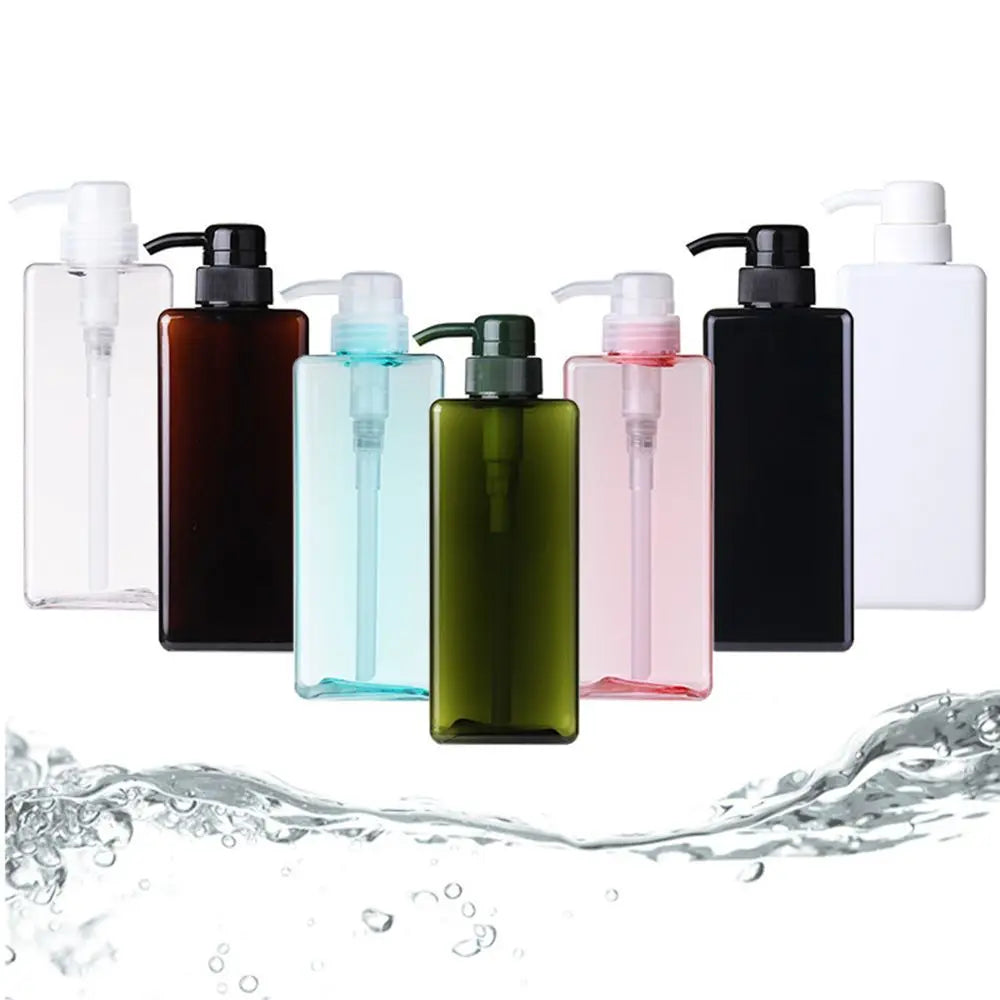 650ml Square Clear Bottle Liquid Soap Whipped Mousse Points Bottling Shampoo Lotion Shower Gel Pump Bottlesnding Soap Dispenser Oasis Select
