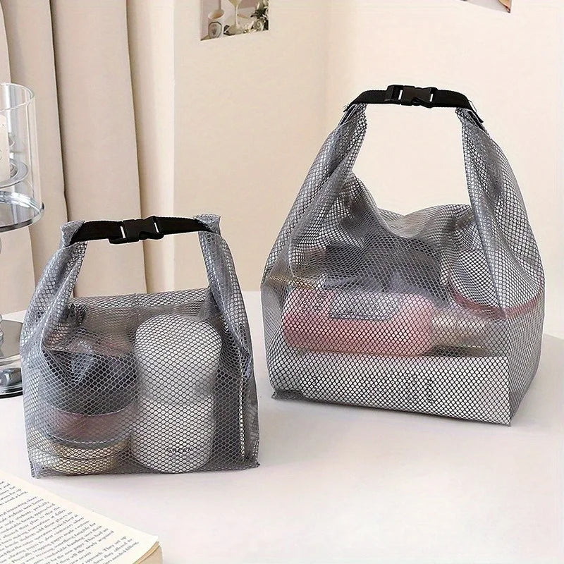 Large Capacity Waterproof Storage Bag for Fitness Clothing Swimming and Toiletries Stylish Drawstring Pouch for Men and Women Oasis Select
