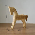 Creative DIY Painted Wooden Animal Sculptures - Horse, Rabbit, Cat, Giraffe- for decorative home accent Oasis Select A4