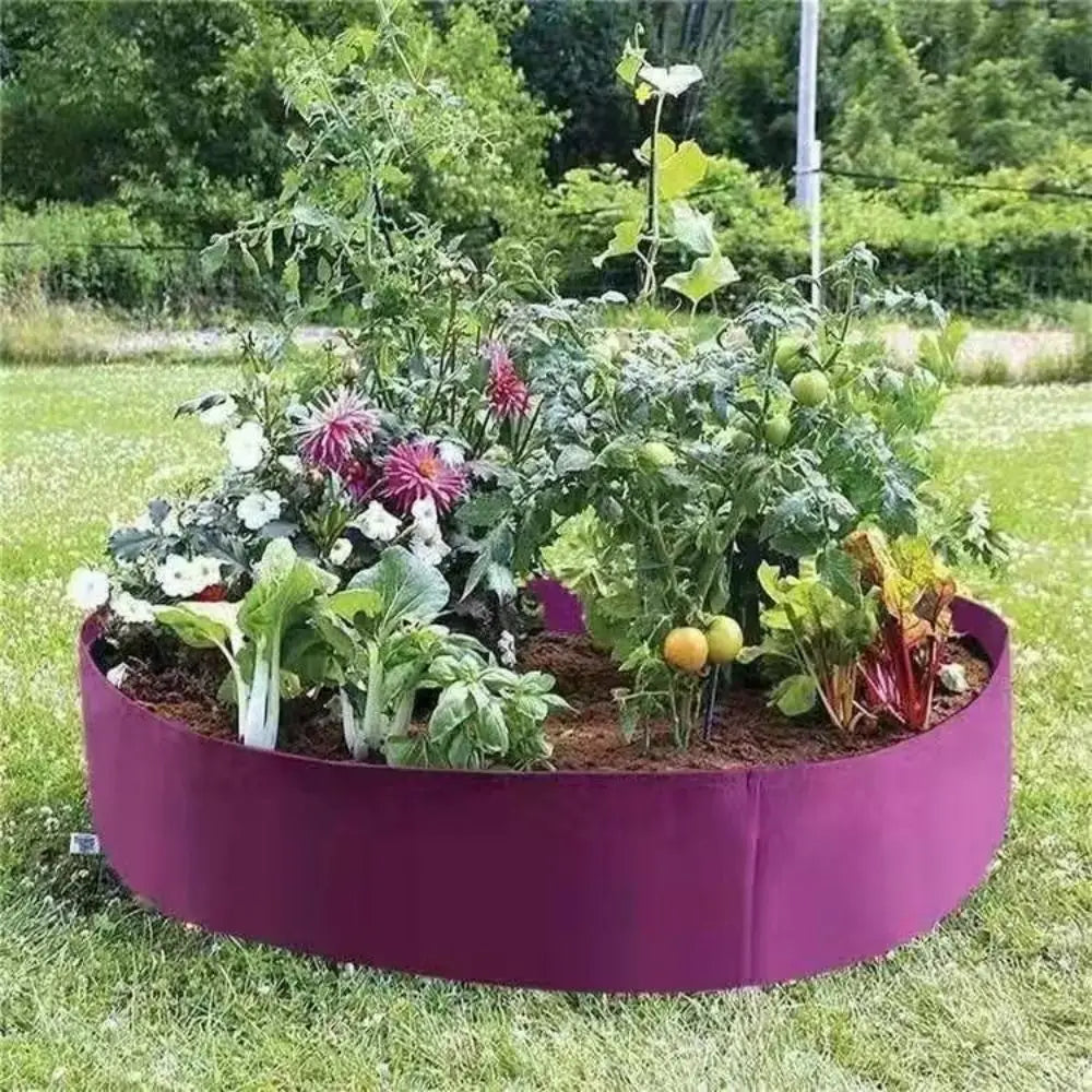 Home Supplies Felt Growth Bag Durable Round Planting Bucket Wear-resistant Resistant Dirt Planting Seedling Bag Pot and Planting Oasis Select