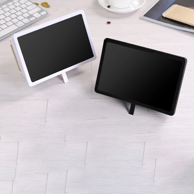 Phone Screen Magnifier HD Blue Light Blocking Desktop Magnifying Stand for Phone Live Streaming Video Watching Eye Protection Oasis Select