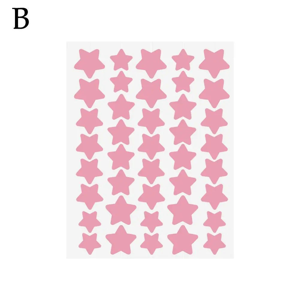 40-Count Star Pimple Patches – Invisible Waterproof Acne Cover Acne Pimple Patches Oasis Select pink