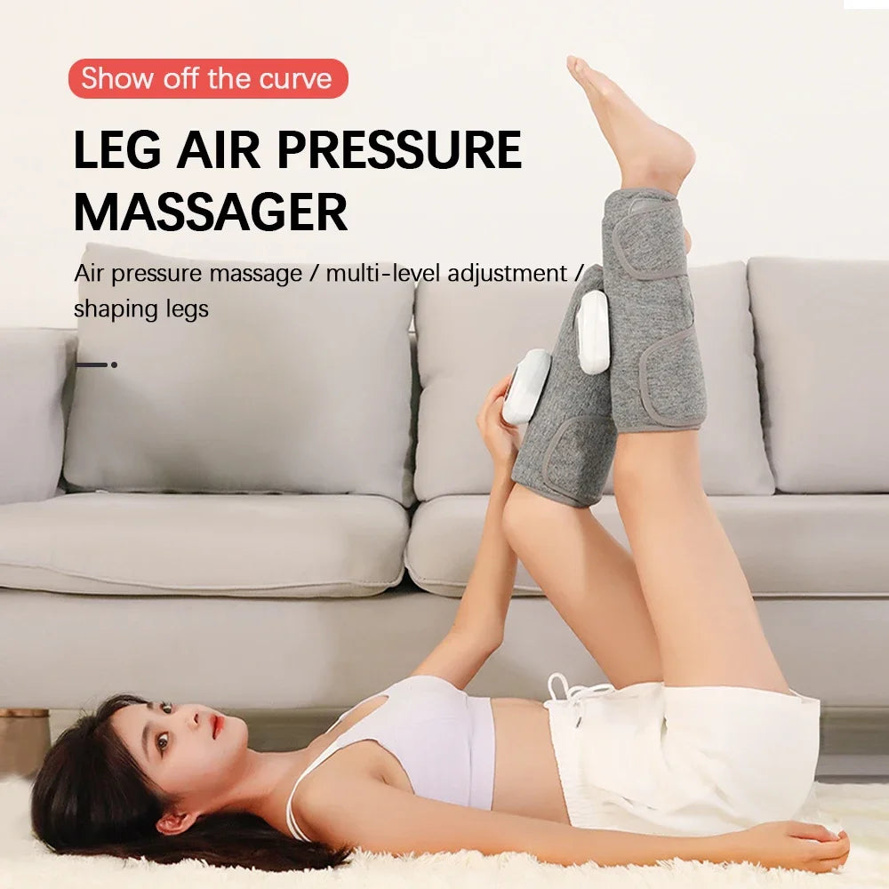 Wireless Air Compression Leg Massager – 360° Calf Massage