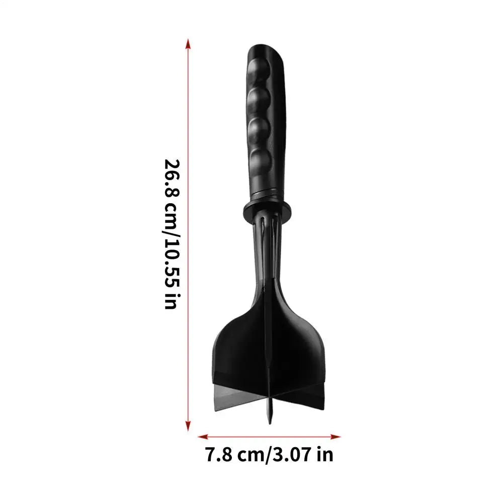 1PC Kitchen Meat Chopper Ground Beef Masher Mixing Grinding And Pounding Spatula Meat Scraper For Mincing Meat Chopper Oasis Select Black 1PC