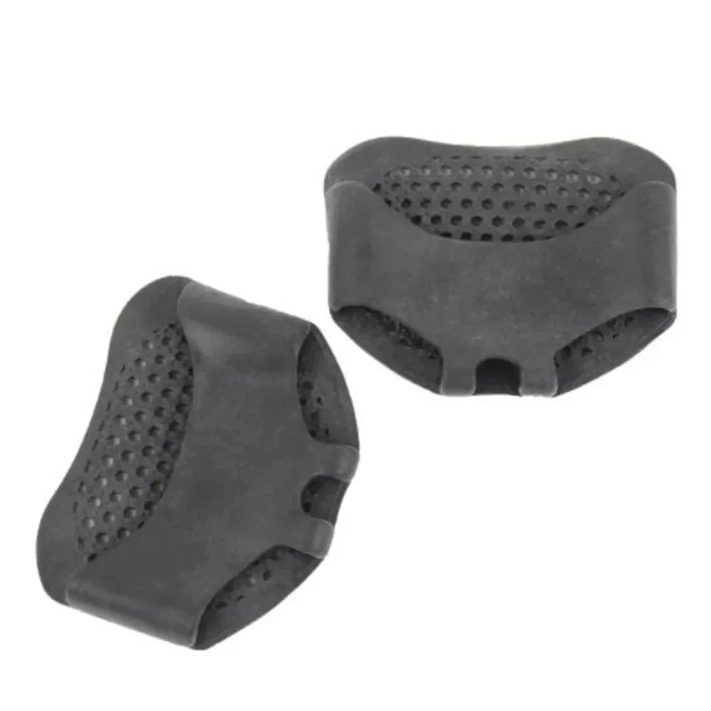 2pcs Silicone Metatarsal Pads Toe Separator Pain Relief Foot Pads Orthotics Foot Massage Insoles Forefoot Socks Foot Care Tool Oasis Select 2pcs black