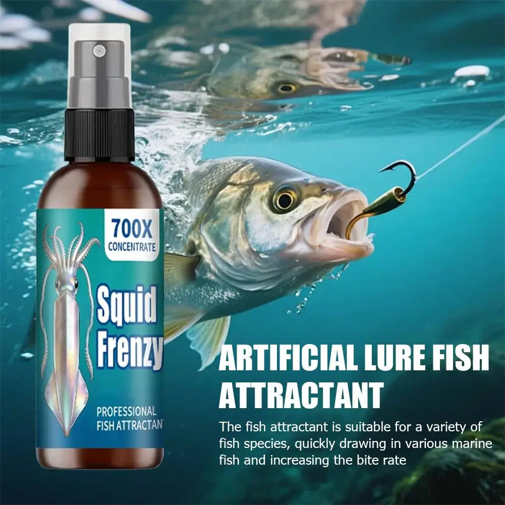 Squid Multi-Effect Fishing Liquid,Specially Designed,Quickly Stimulate Squid Hunger Professional Fishing Liquid Squid Attractant Oasis Select