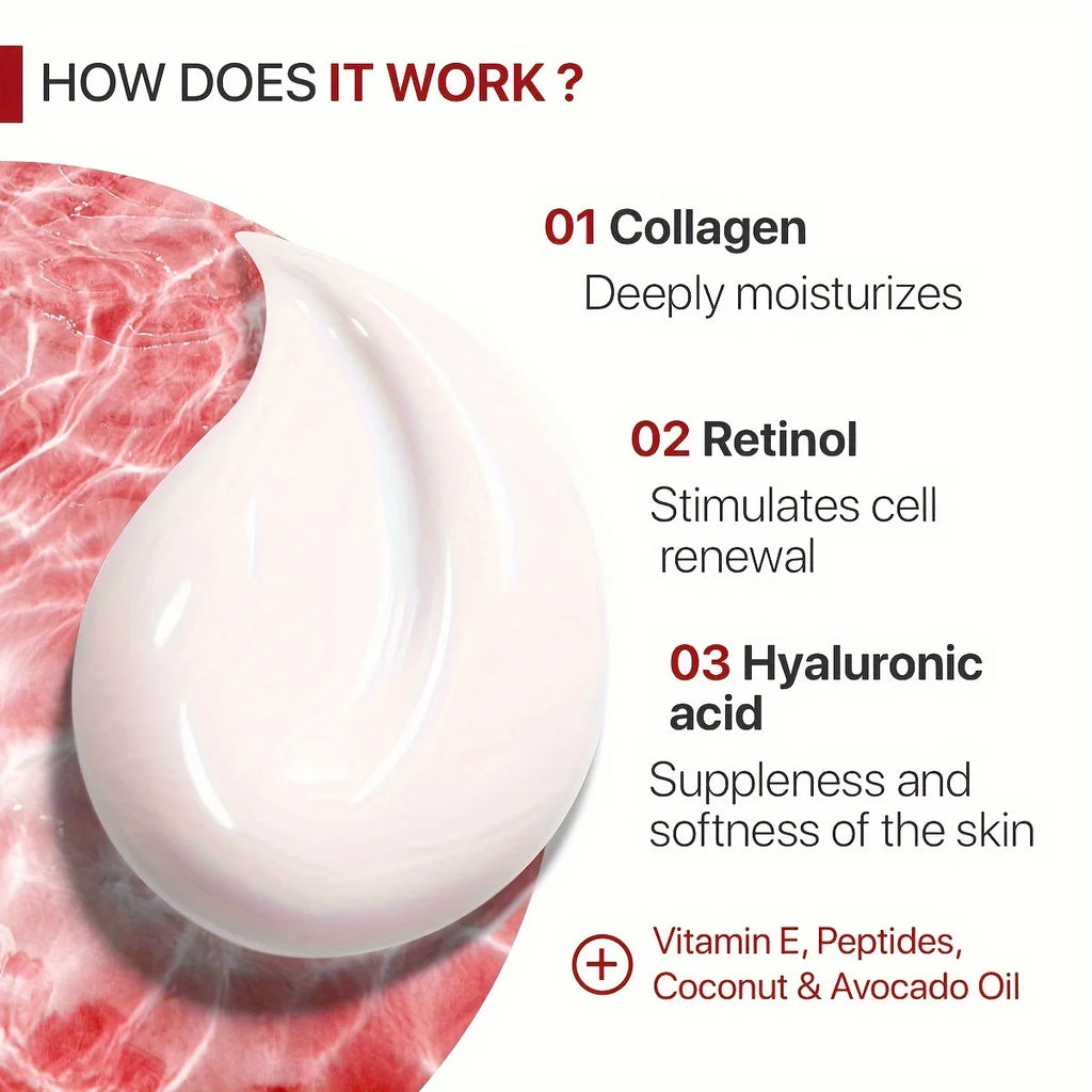 GORGIQUE Collagen Face Cream – Retinol & Hyaluronic Acid Anti-Aging Face Cream Oasis Select