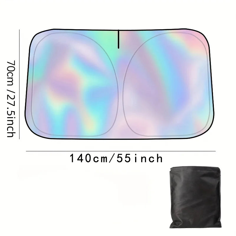 Foldable Car Windshield Sun Shade | UV Reflective Heat Block