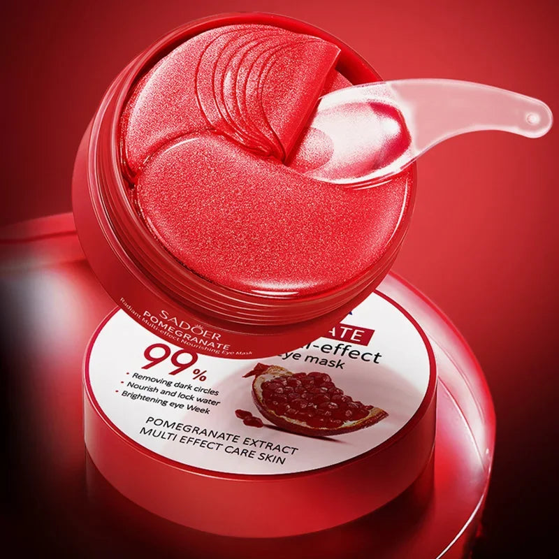 SADOER Red Pomegranate Collagen Eye Patches – 60pcs