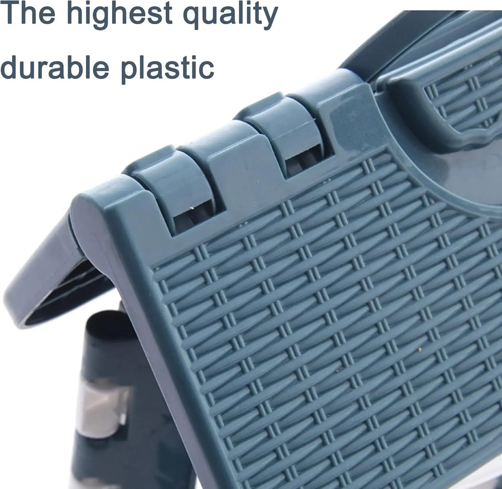 Foldable Step Stool – 300 lb Capacity, Anti-Slip Treads & Reinforced Plastic for Kitchen, Bathroom & Home Oasis Select