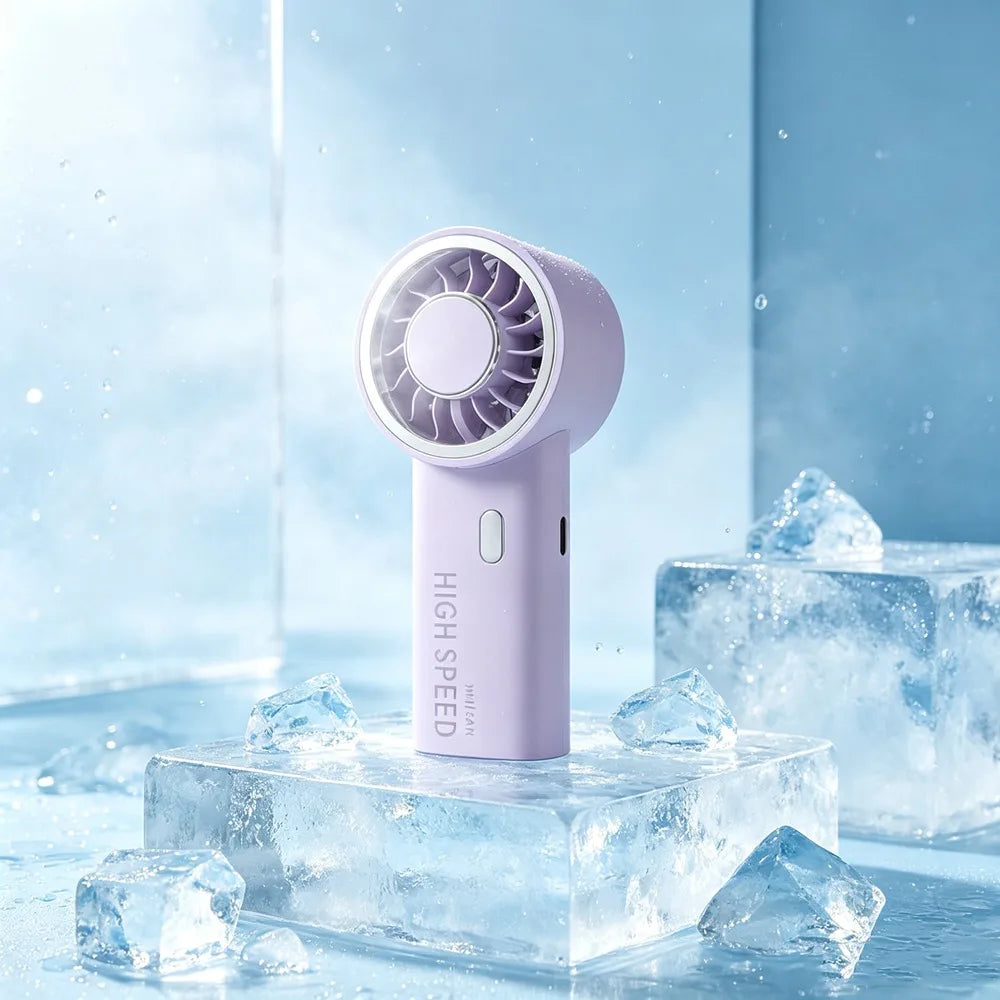 Handheld Fan Upgraded Portable Fan,Mini USBRechargeable Personal Fan, Outdoor Travel ,Suitable for summer beach and concerts Oasis Select