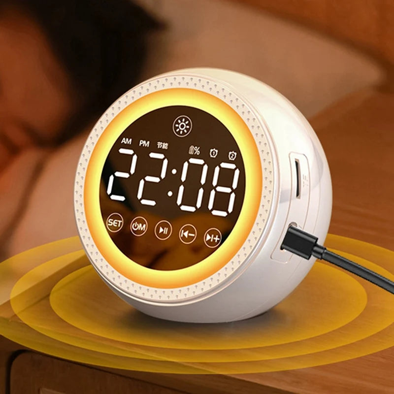 WISH White Noise Sounder-Nightlight, Alarm Clock,Sleep AIDS Suitable For All Ages Oasis Select