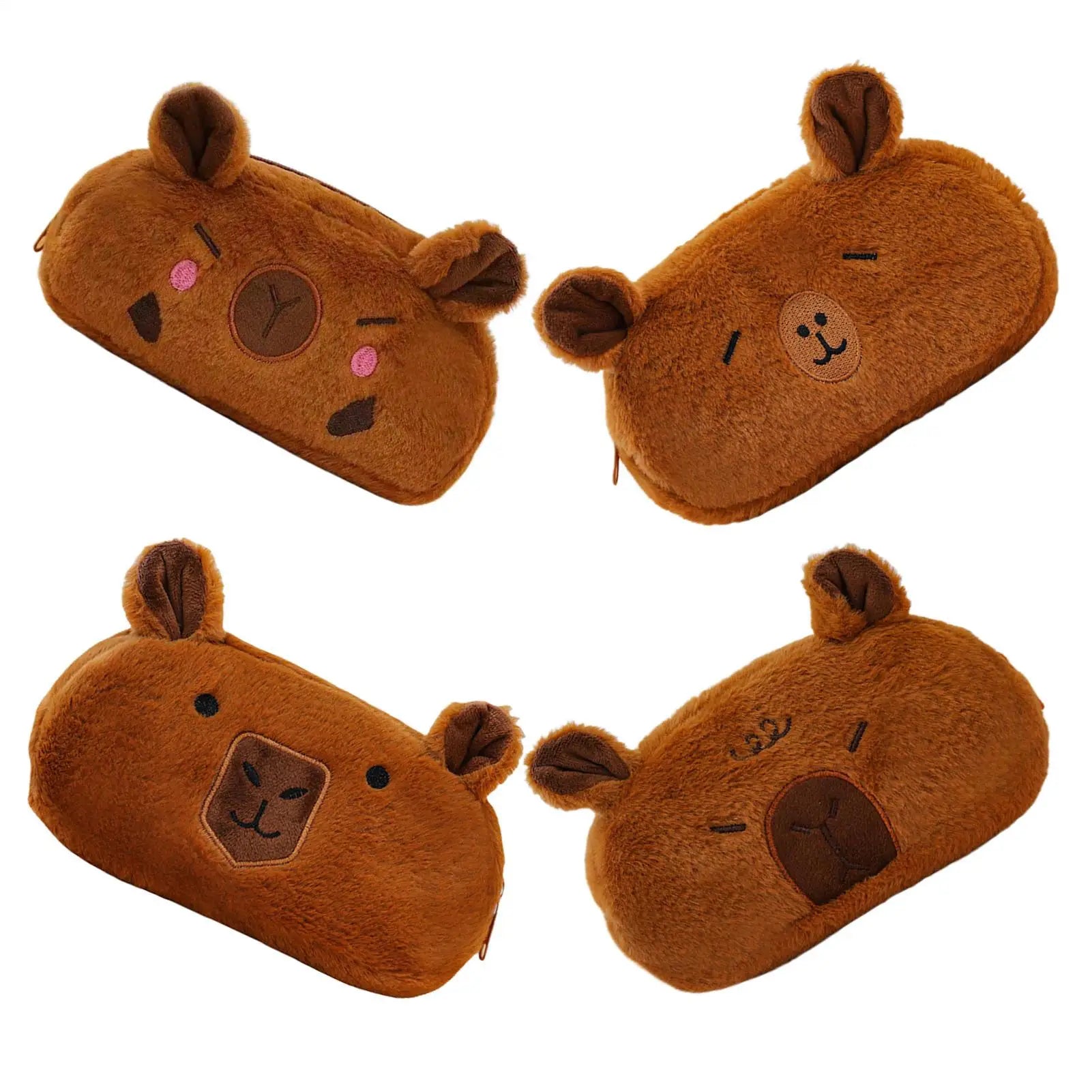 Pencil Cases For Kids Cute Cartoon Capybara Pencil Pouch Organizer Large Capacity Pen Bag School Stationeries Pencil Organizer Oasis Select