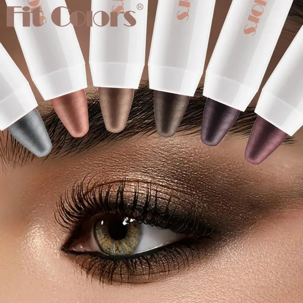 Fit Colors Pearl Shimmer Eyeshadow Stick Set – 6 Shades