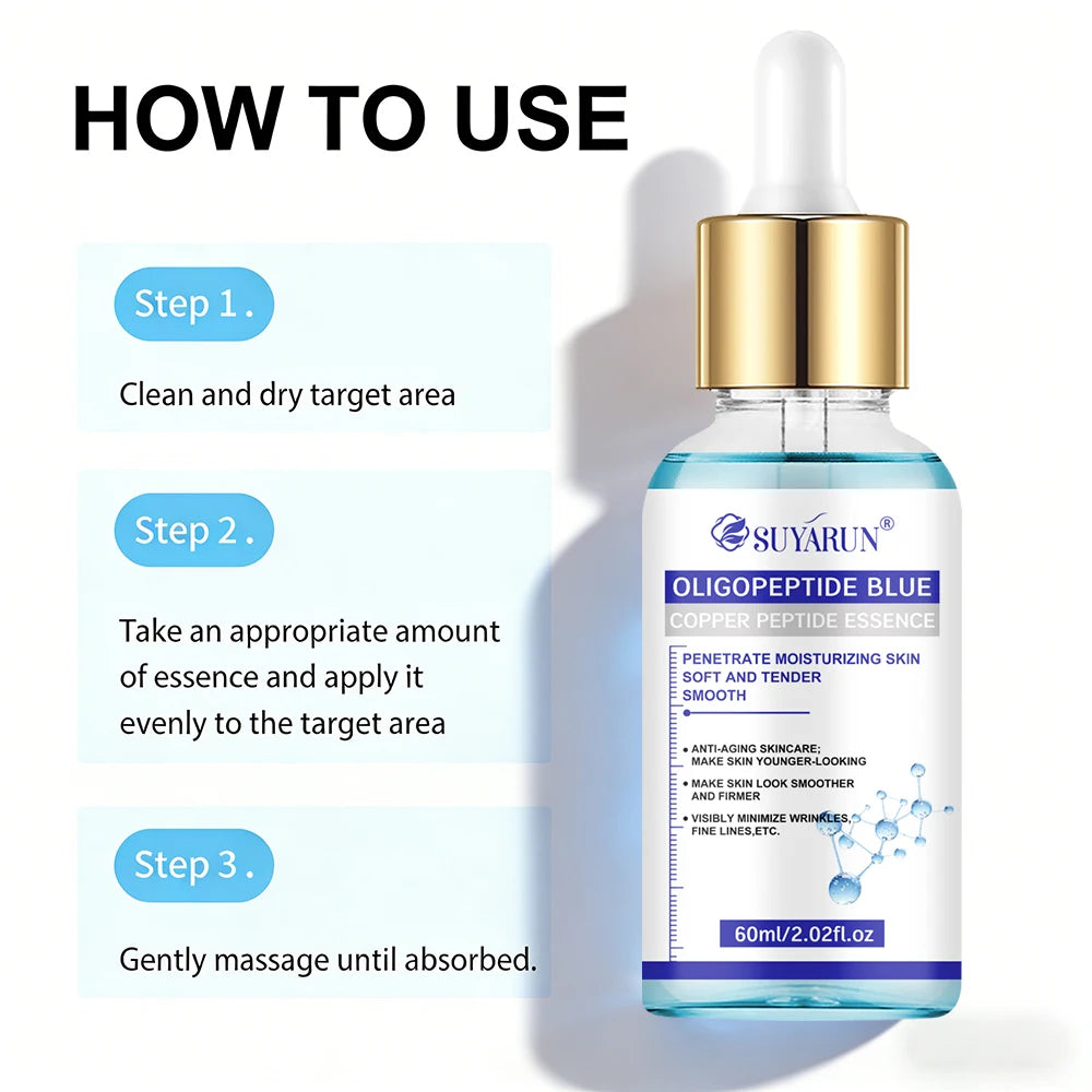 SUYARUN Copper Peptide Face Serum – 48H Hydration & Firming