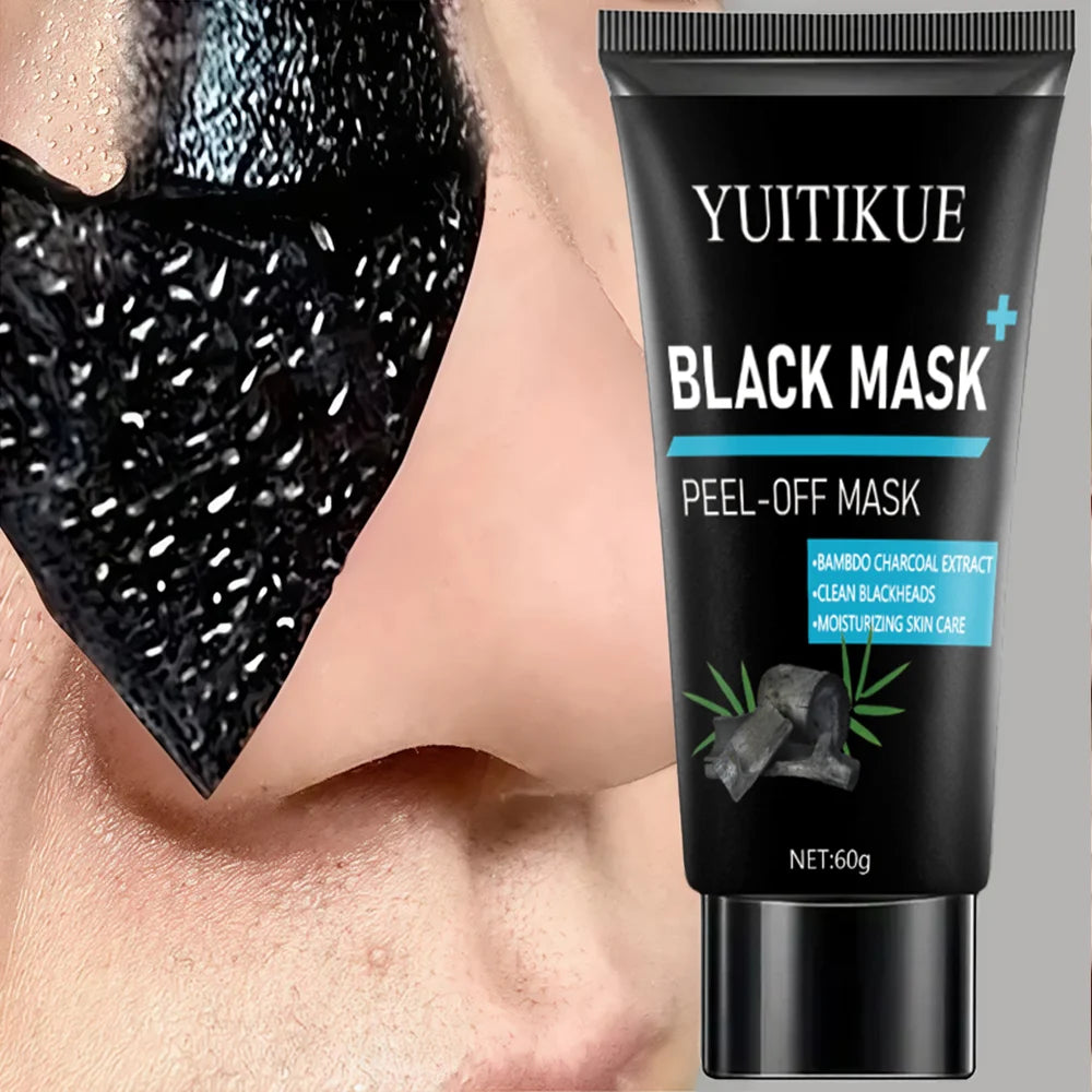 Black Peel Off Mask – Bamboo Charcoal Blackhead Remover 60g