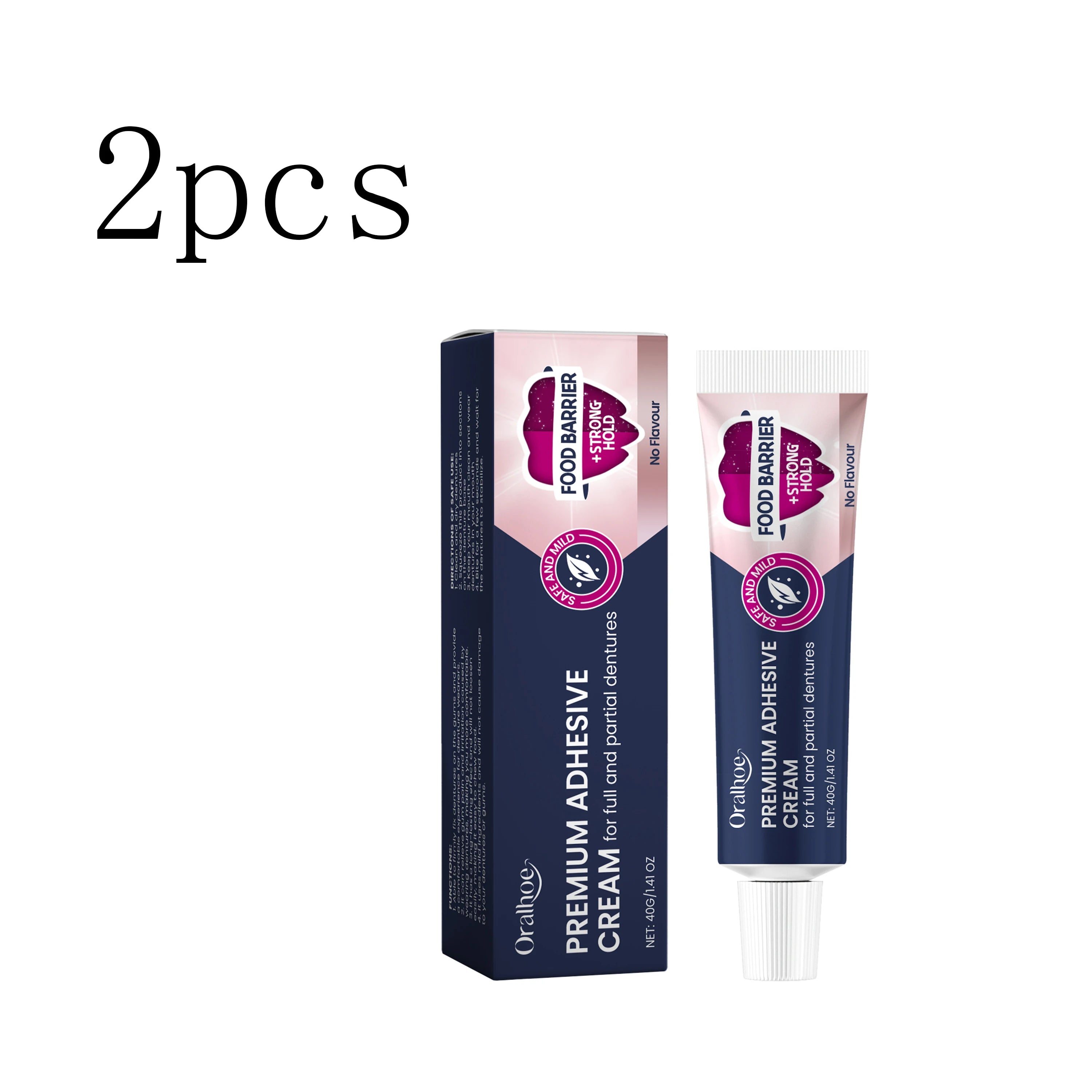 Denture Adhesive Bonding Paste – Secure Hold for False Teeth Denture Adhesive Oasis Select 2boxed