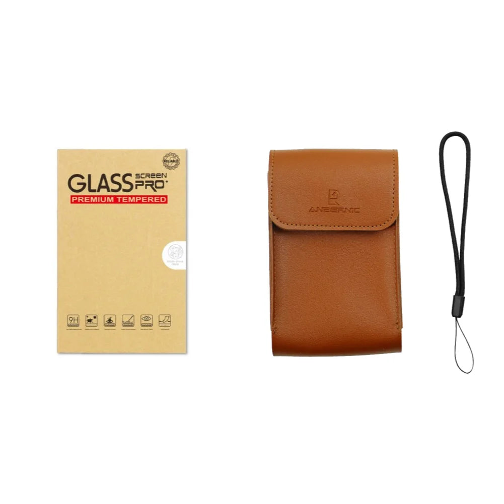 For Anbernic RG34XX Screen Protector Game Console Tempered Glass Film Portable Storage Bag Carring Case Game Accessories Oasis Select Set 02 China Mainland