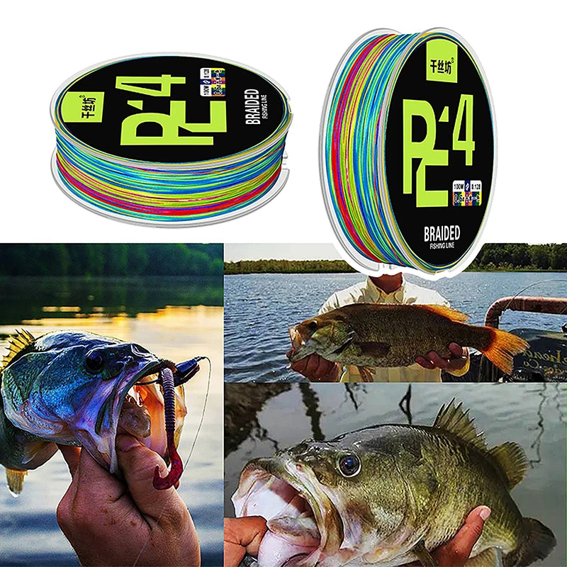 Roll Sea Fishing Line Strong 4 Strand Fishing Line 100M Braided Fishing Line Multifilament Line Carp Fishing Cord Fishing Thread Oasis Select
