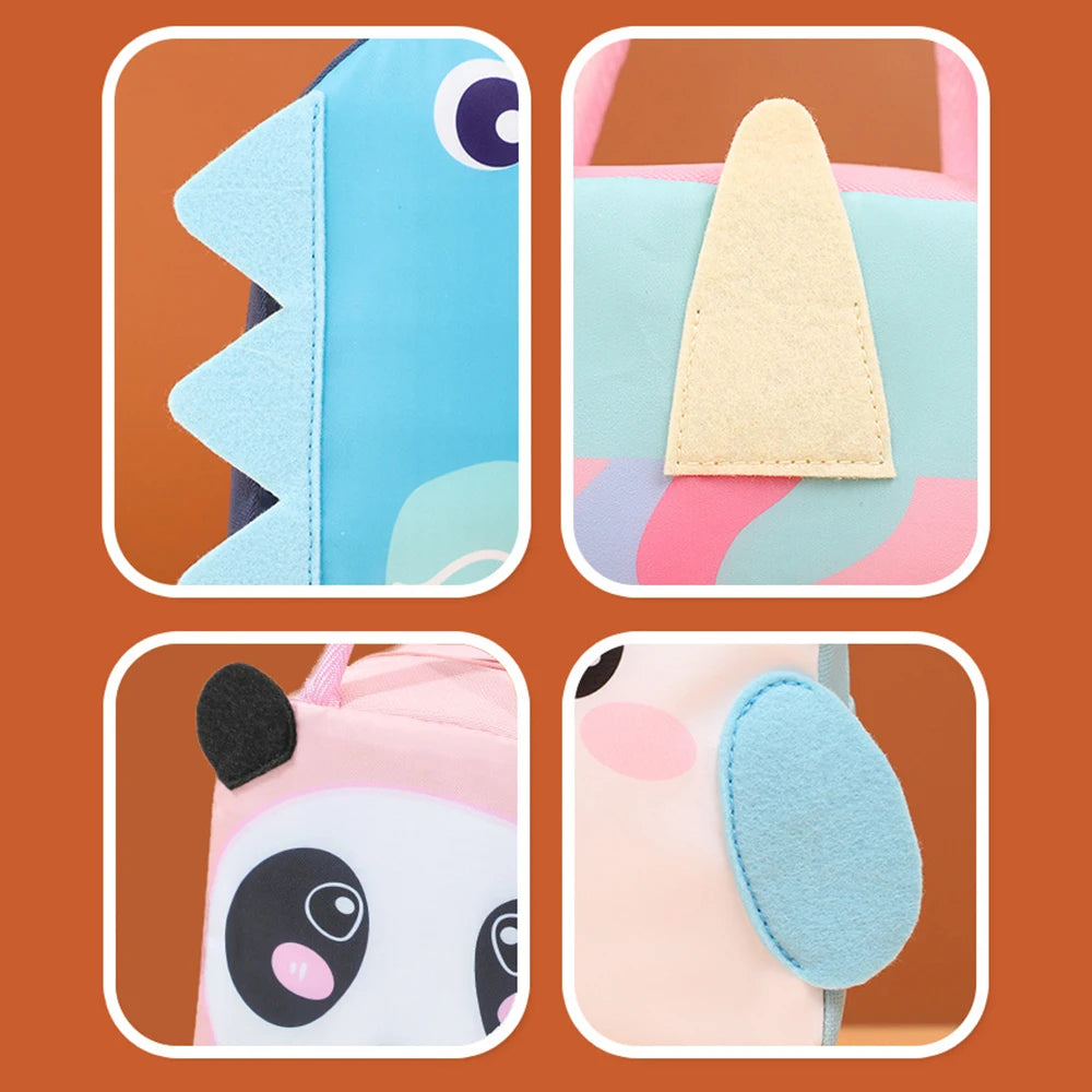 3D Cute Cartoon Lunch Box Bag for Students - Insulated Thermal Food Carrier, Portable Handheld Meal Tote with Keep Warm Pocket Oasis Select