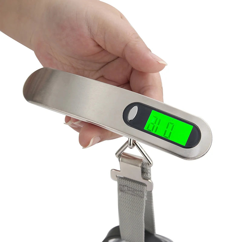 50KG/110LB Luggage Weighing Scale Electronic Digital Scale Travel Portable Hanging Scales Oasis Select