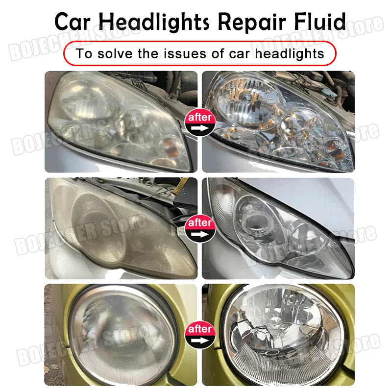 Car Headlight Polishing Liquid Polymer Car Headlamp Renovation Restoration Cleaning Agent 50ML/100ML/150G Auto Repair Products Oasis Select