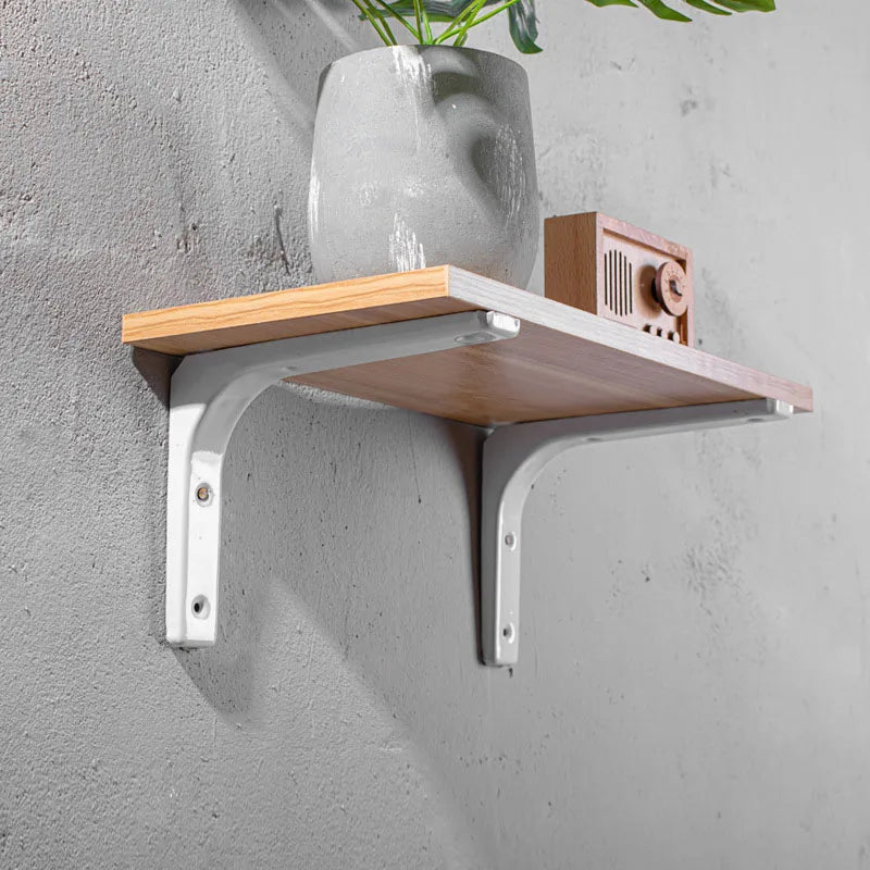 Floating Shelf Brackets Black and White Shelves for Shelves Wall Storage Kitchen Stand Bracket Support Hardware Home Improvement Oasis Select