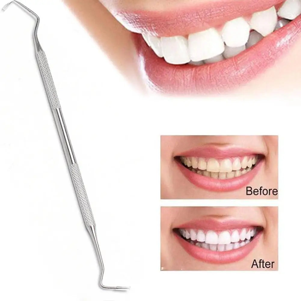 Stainless Steel Double Ended Toothpick Scraper Tools Dental Stain Remover Periodontal Probe Explorer For Teeth Clean Hygiene Oasis Select