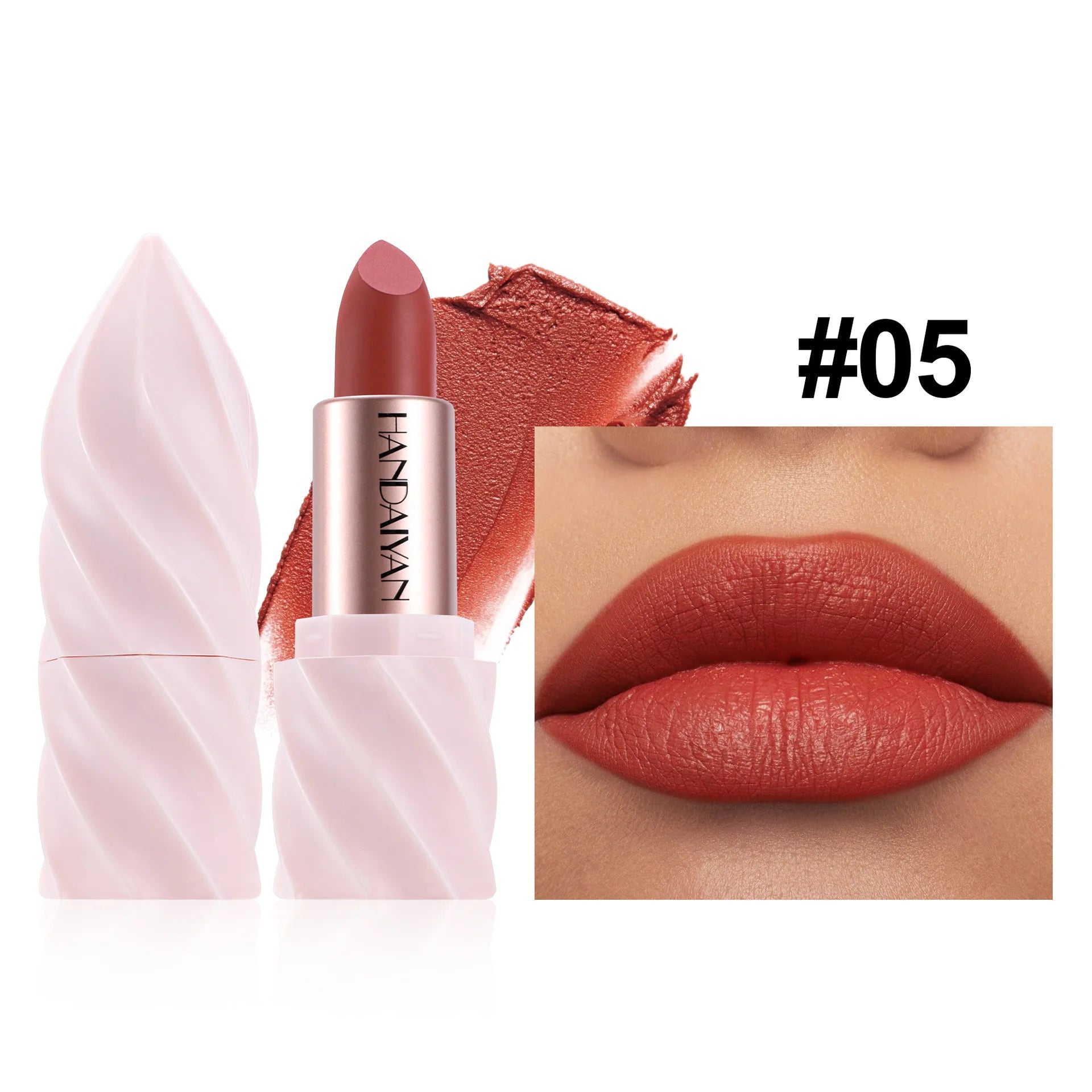 Handaiyan Matte Velvet Lipstick – Waterproof, Long-Lasting
