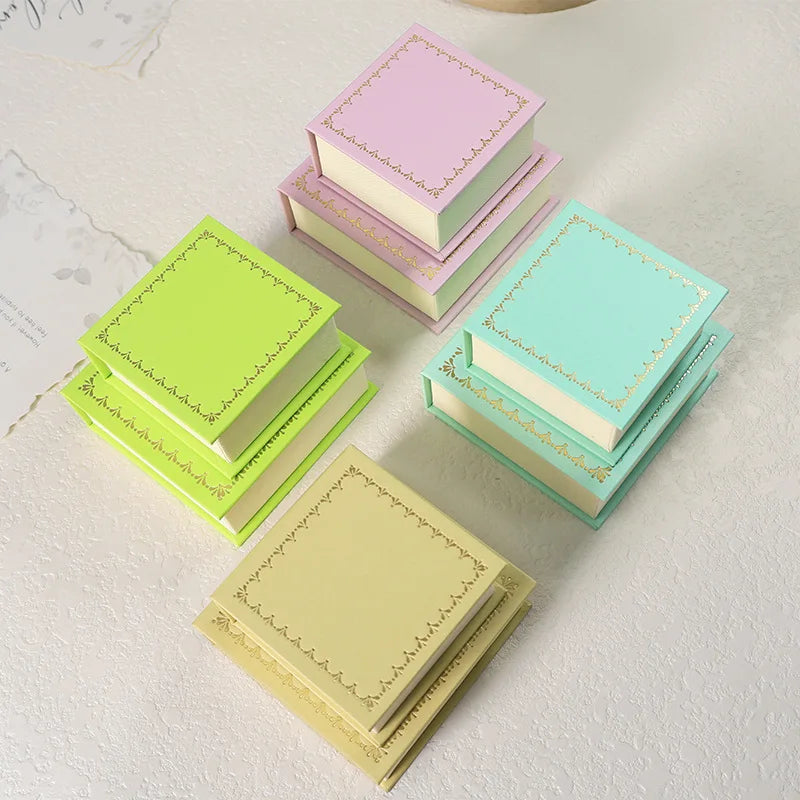 Creative Flip Cover Book Shaped Jewelry Box Earrings Ring Necklace Storage Case with Sponge Women Portable Travel Jewelry Holder Oasis Select
