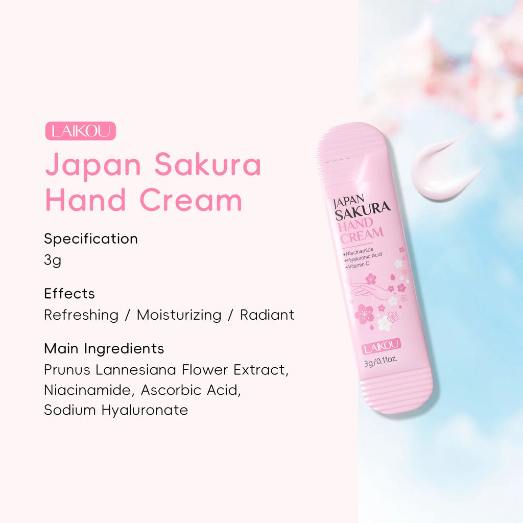 LAIKOU Cherry Blossom Hand Cream – Moisturizing & Nourishing Hand Cream Oasis Select